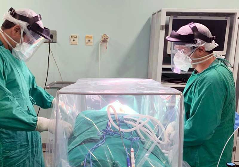 Covid-box - Foto: Divulgação/HUWC