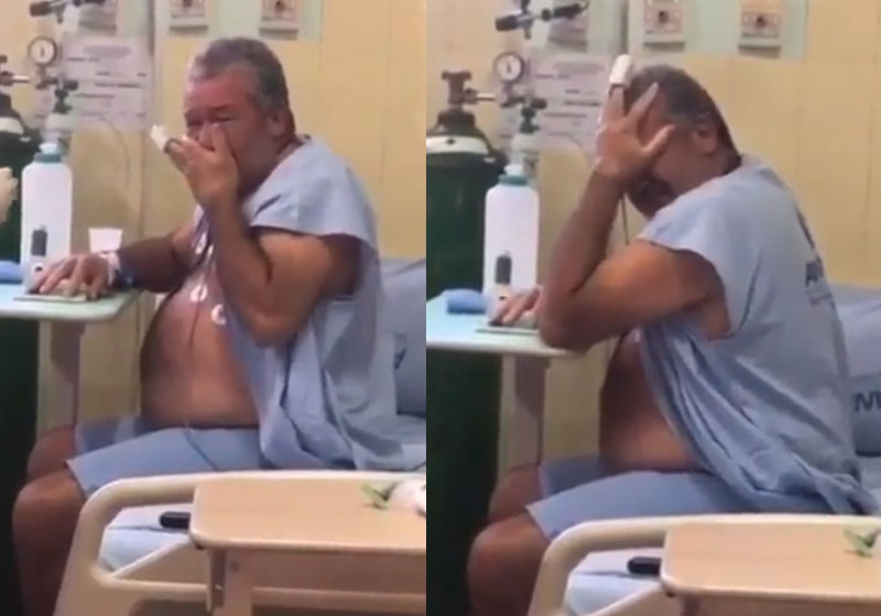 Luis Carlos soube que está curado - Fotos: reprodução / Instagram