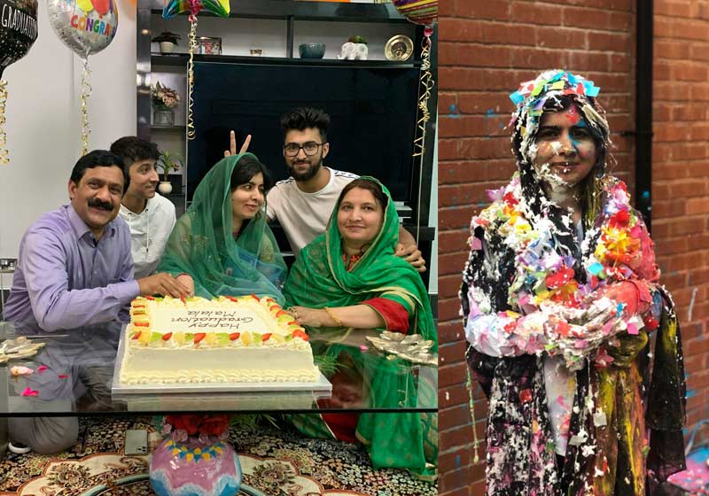 Malala festeja diploma de Oxford - Fotos: reprodução/Twitter