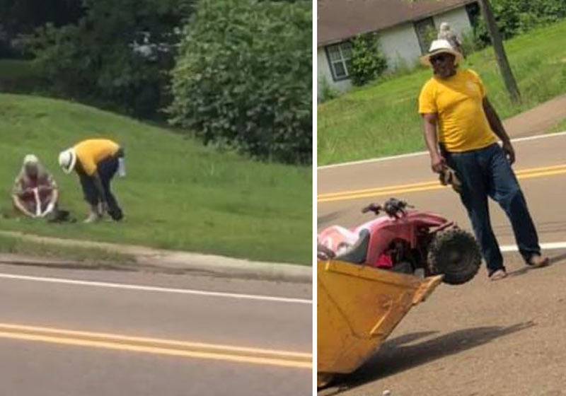 Ray Magee doa sapatos e fica descalço - Fotos: reprodução / Facebook