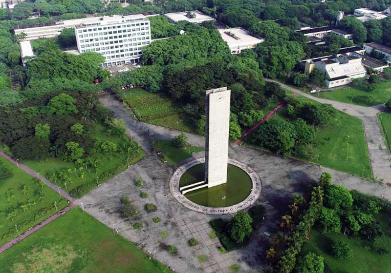 Vista aérea da USP - Foto: George Campos/USP Imagens