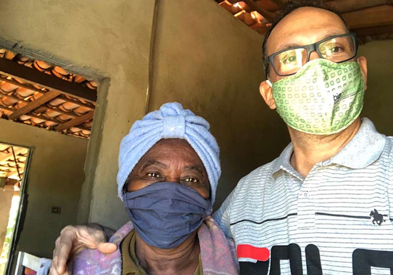 Dona Chica e Alex - Foto: arquivo pessoal