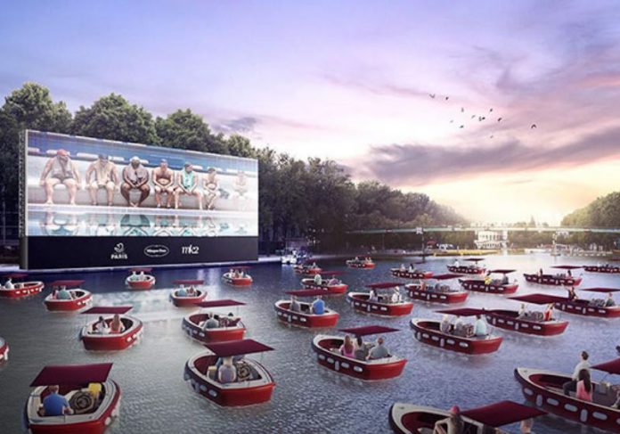 cinema_flutuante Foto: Le cinema sur l'eau