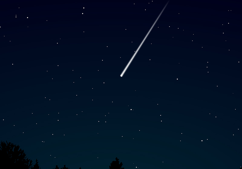 Estrela cadente - Foto: Pixabay