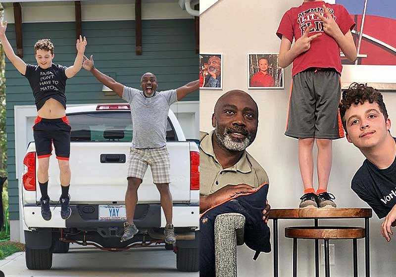 Peter, Tony e o novo filho adotivo - Fotos: reprodução / Instagram