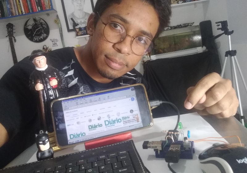 Ciswal e o Hytec One Foto: Arquivo Pessoal