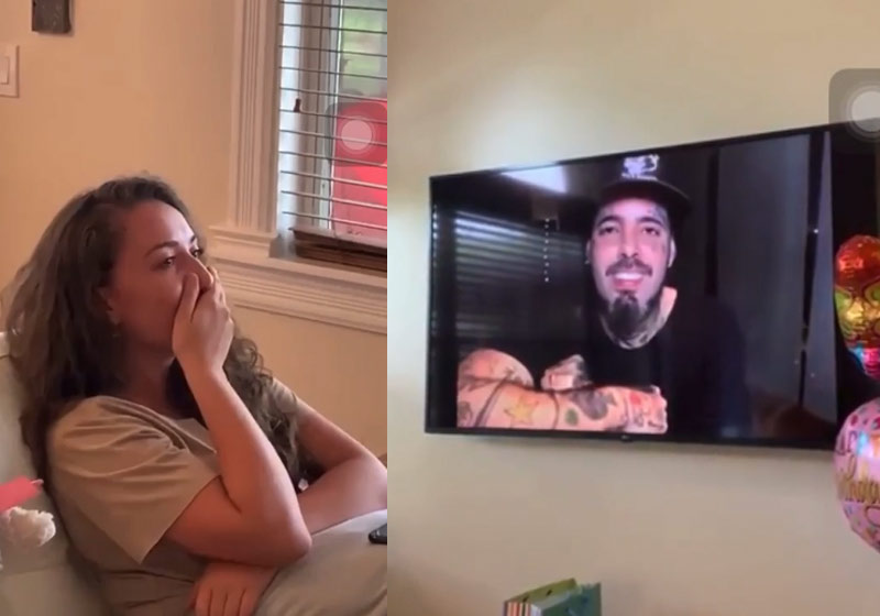 Camilla vê homenagem de Tico na TV - Fotos: reprodução / Instagram