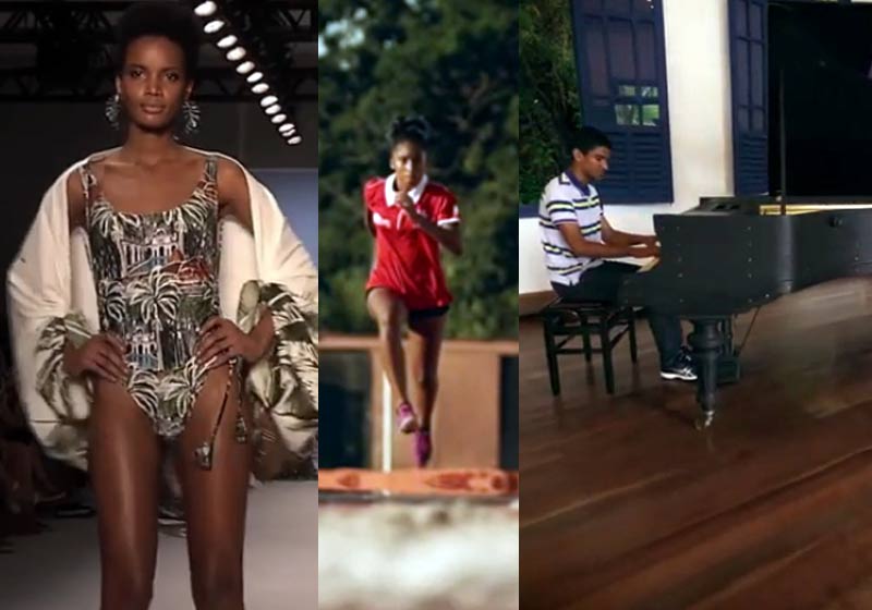 Natiele, Laíza e Dougas - Fotos: reprodução / Youtube