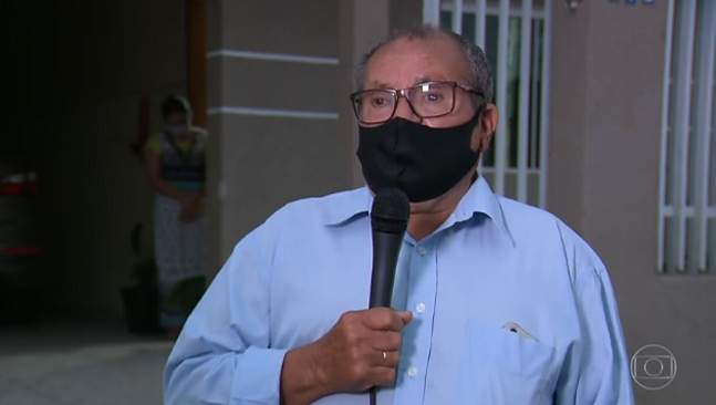 João Rodrigues em entrevista ao JN - Foto: reprodução / TV Globo