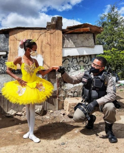 Rassa com o sargento Rmulo - Foto: arquivo pessoal