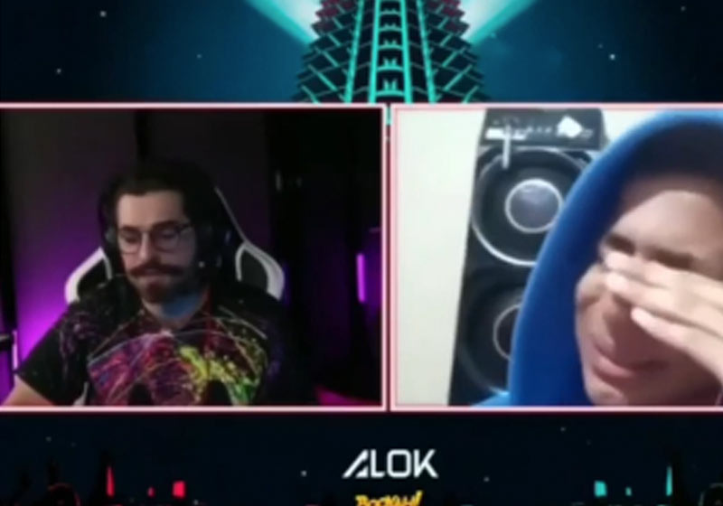 Alok emociona Calleby - Foto: reprodução / Youtube