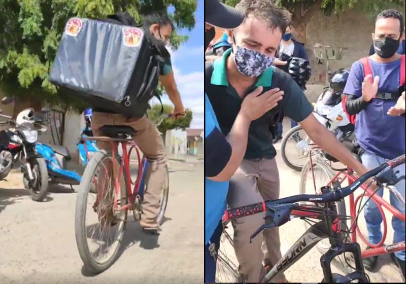 Bikes velha e nova de Leonardo - Fotos: reprodução / Instagram