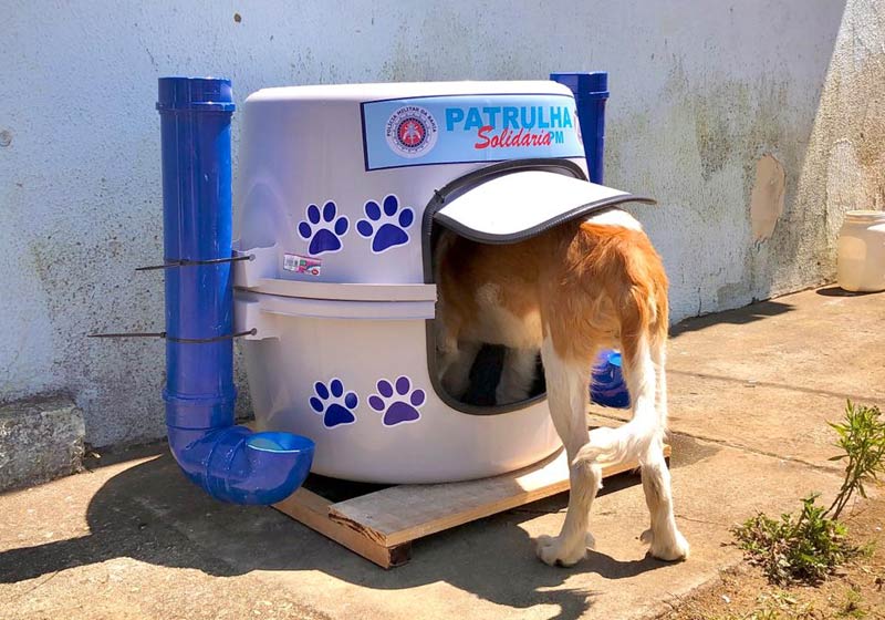 Casinhas Solidárias - Foto: Patrulha Solidária PM