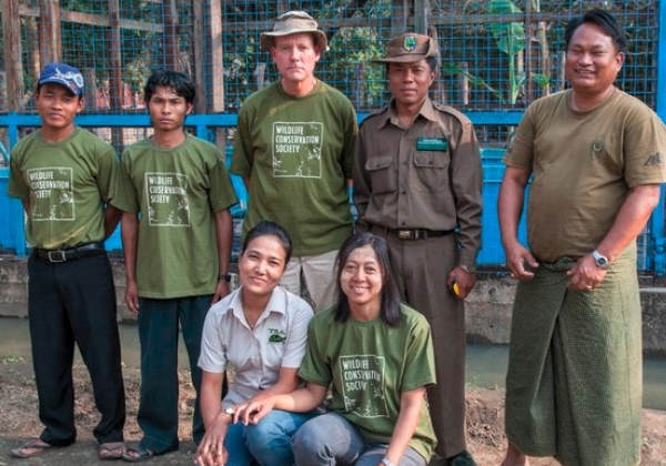 Equipe de conservação de tartarugas da WCS Mianmar Foto: WCS