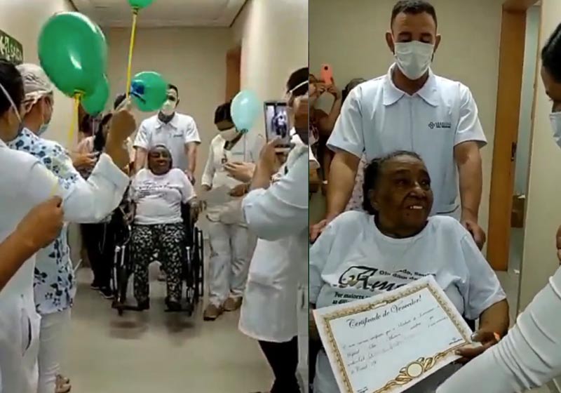 Dona Nara tem alta após 136 dias - Fotos: Simoni Patuzzi