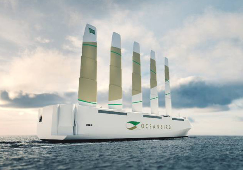 Navio movido a vento - Foto: divulgação /Wallenius Marine