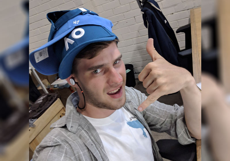 Harry Sanders no início da jornada - Foto: Caters News