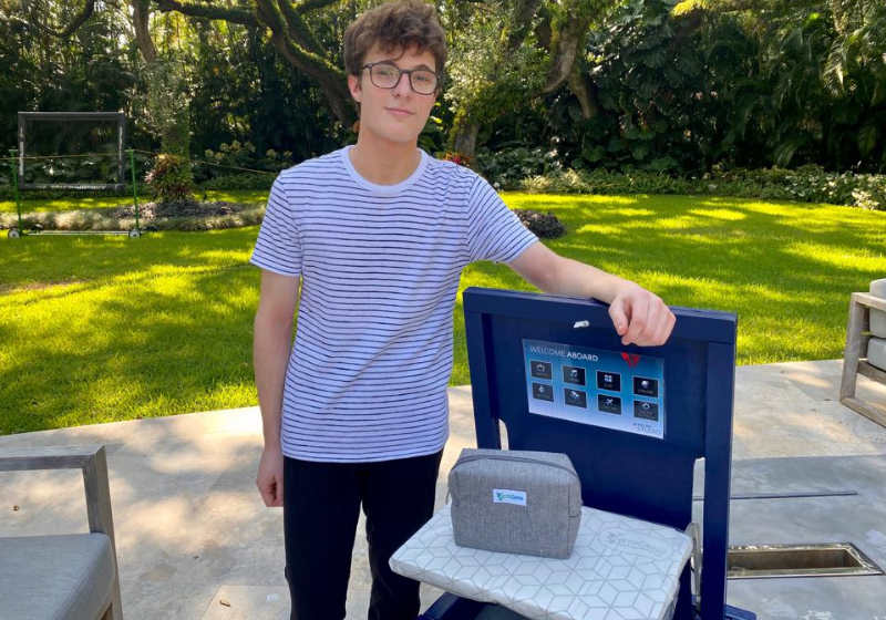 Henry Hurowitz inventou o Germ Genie para ajudar as pessoas a viajar com segurança Foto: Germ Genie