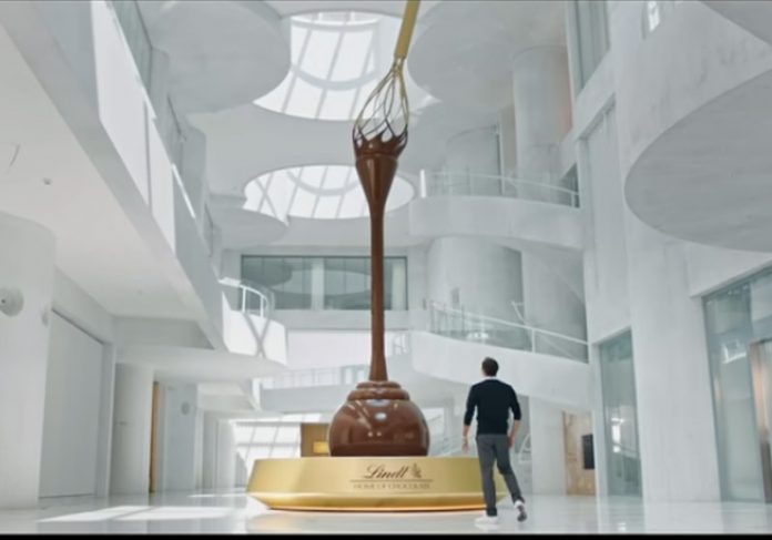 lindt-museu-chocolate-close Museu do chocolate da Lindt - Foto: reprodução / Youtube