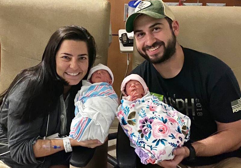 Erin, Jake e as gêmeas -Foto: arquivo pessoal