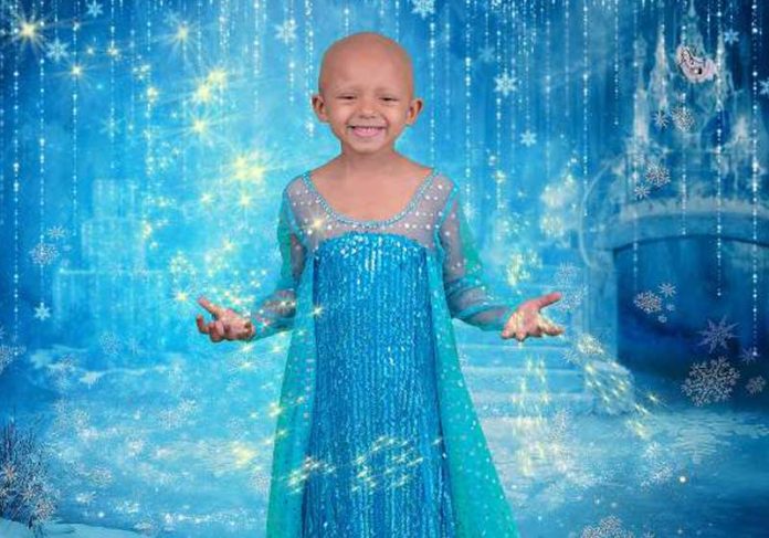 menina-cancer-fotos-close Arianna como Elsa, de Frozen - Foto: Ashley Richer