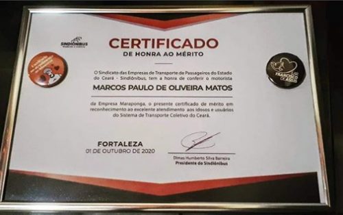 Certificado recebido - Foto: JJ