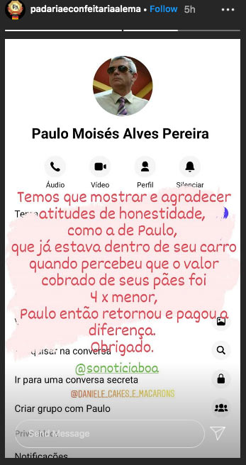Post de agradecimento - Foto: reprodução / Instagram