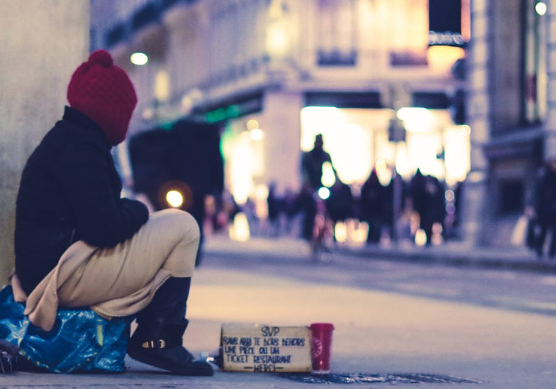 Morador em situação de rua - Foto: EV