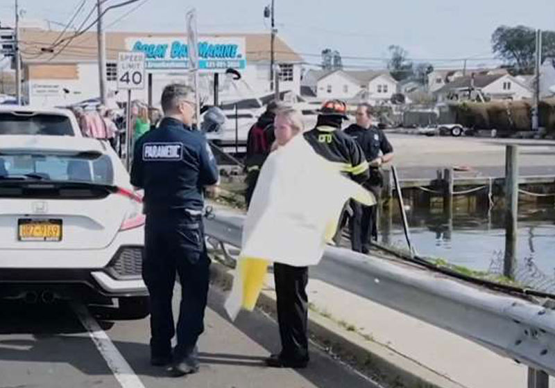 Local do acidente - Foto: WNBC