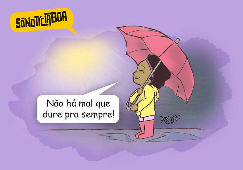 Não há mal que dure pra sempre - Charge: Arisson/SNB