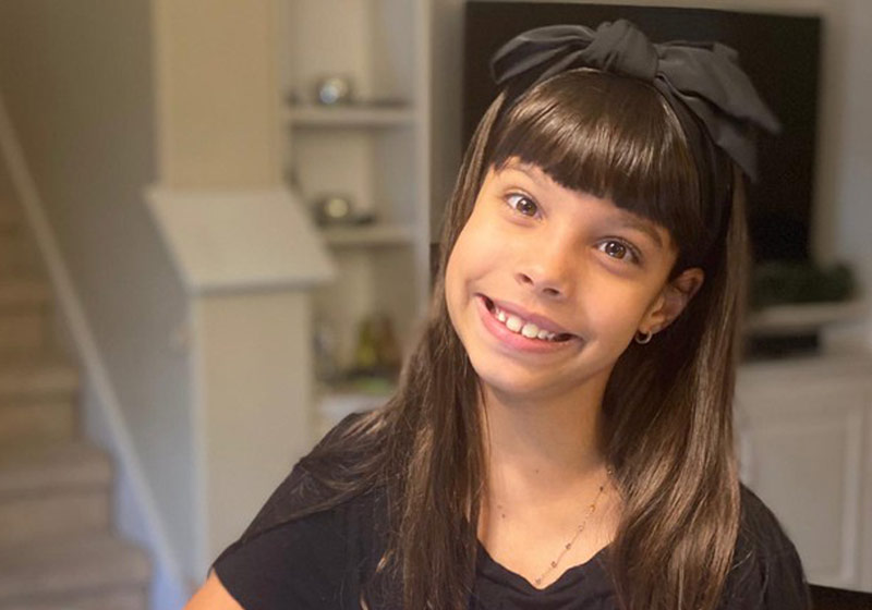 Bruna, 9 anos, entrou para a MENSA - Foto: arquivo pessoal