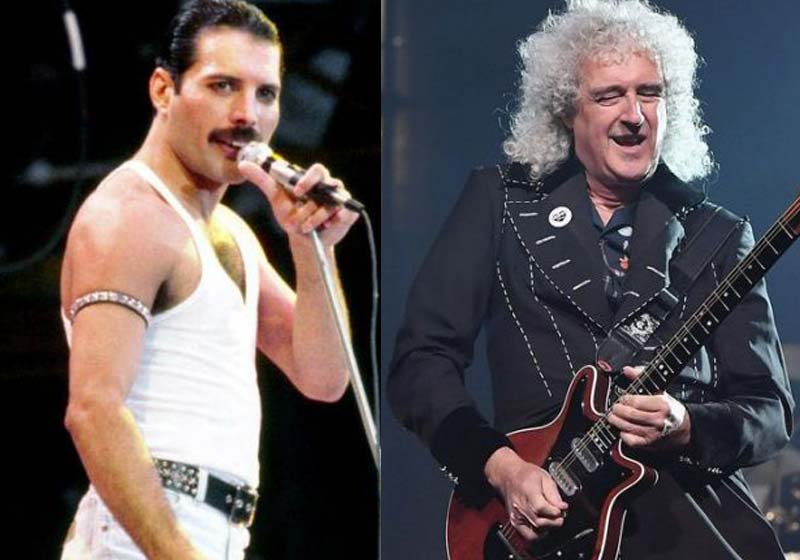 Freddie Mercury e Brian May - Fotos: reprodução / Queen