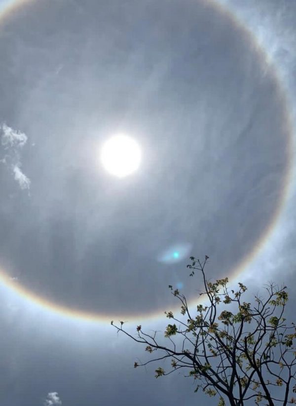 Halo solar em Brasília - Foto: Glênio Cabral