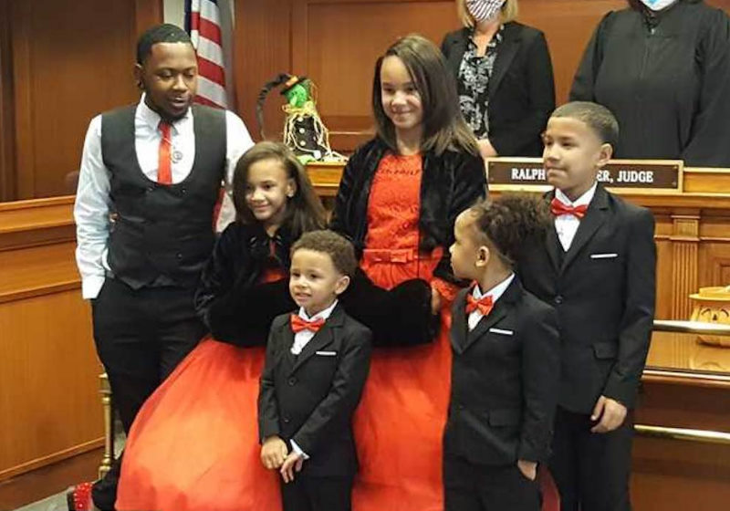 Os irmãos agora inseparáveis Foto: Hamilton County JFS