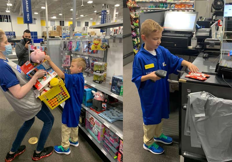 Parker ganha presentes e realiza sonho - Fotos: Erika Buchholz / Facebook