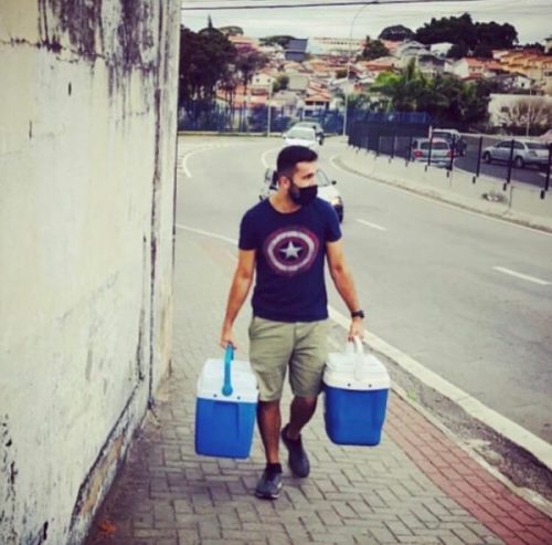 Fernando nas ruas de SJC - Foto: arquivo pessoal
