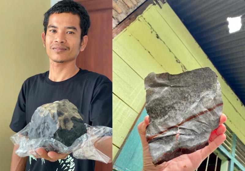 Josua e o meteorito que caiu na casa dele - Fotos: East News Press Agency