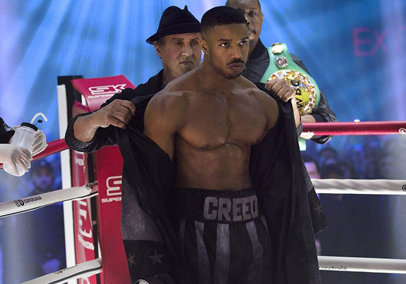 Sylvester Stallone e Michael B. Jordan em Creed II - Foto: Divulgação