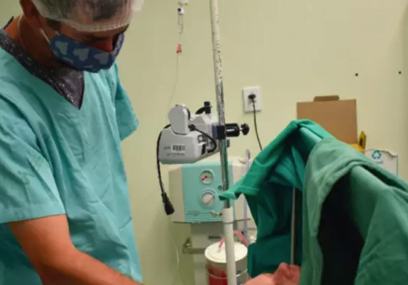 Taiza no parto dos trigêmeos - Foto: Hospital Santo Antônio/Divulgação
