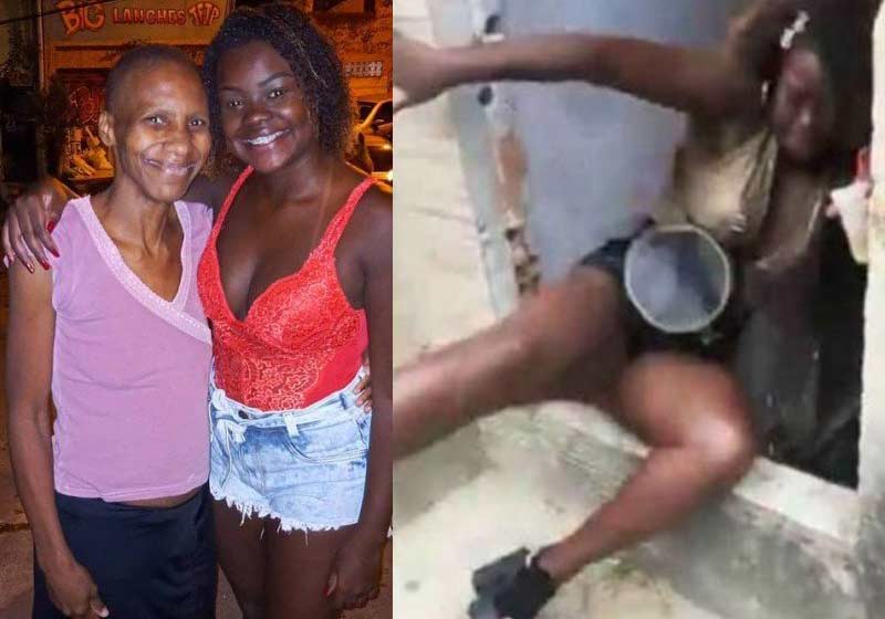 Deise, Ana Paula e o tombo - Fotos: Instagram