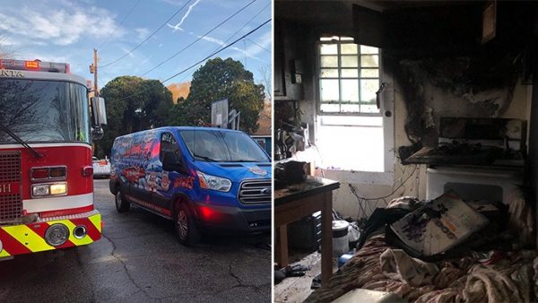 Bombeiros chegam no local do incêndio - Fotos: W-Underdogs