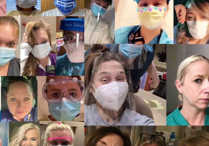 Profissionais da saúde adotados - Foto: reprodução / InsideEdition