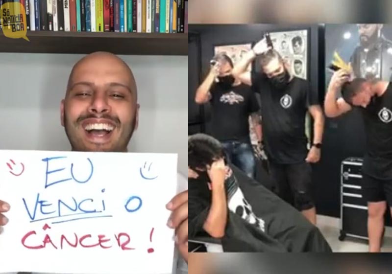 André agora e em setembro - Fotos: reprodução / Instagram