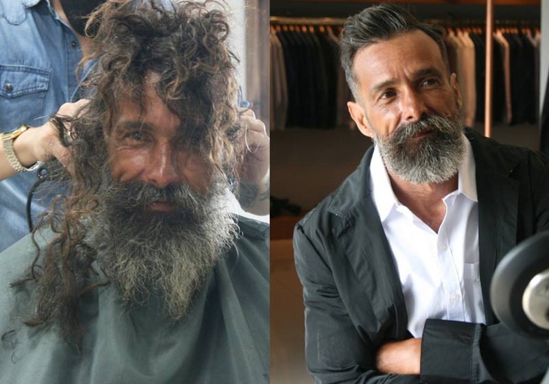 João antes e após a transformação - Fotos: arquivo pessoal/Padoo