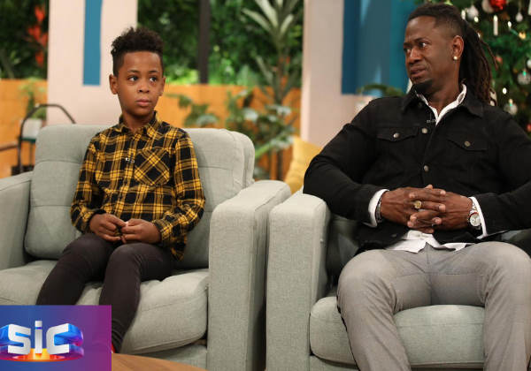 José deu várias entrevistas acompanhado do filho Foto: SIC 