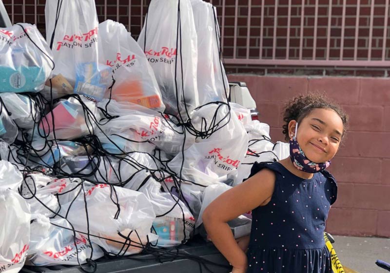 Bethany e as bolsas da felicidade - Foto: Colleen Moultry