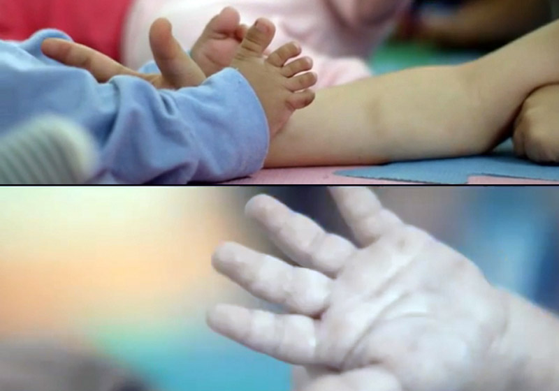 Crianças tratadas na Casa Lar Luz do Caminho - Fotos: reprodução / Instagram