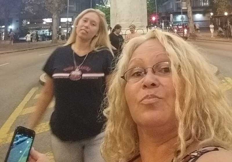 Karina e a filha universitária, Valeska - Foto: Karina Nuñez