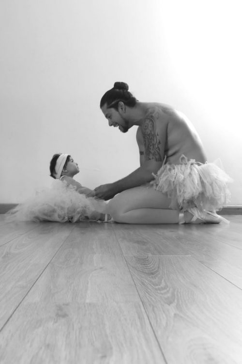 Thiago e Isis de tutu - Foto: Gisele Brambilla