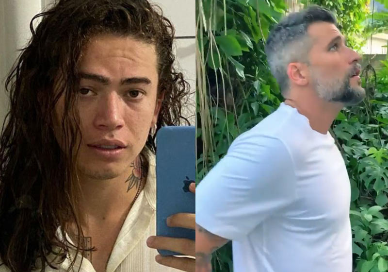 Whinderssom Nunes e Bruno Gagliasso - Fotos: reproduçao / redes sociais